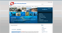 Desktop Screenshot of divethegalapagos.com